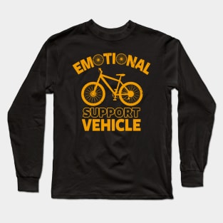 Bicycle Emotional Vehicle Funny Gift For Cyclist Long Sleeve T-Shirt